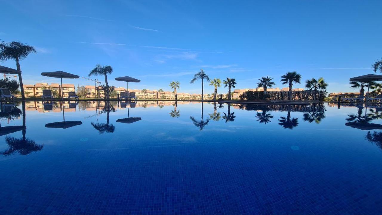 Appartement De Luxe Avec Jardin Vue Sur La Piscine Golf Securise 24H Sur 24 A 5 Minutes De L Aeroport Marrakesh Luaran gambar
