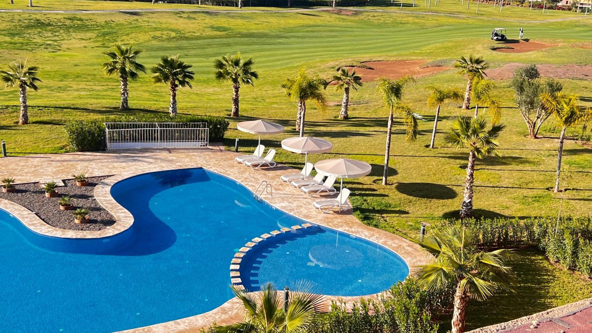 Appartement De Luxe Avec Jardin Vue Sur La Piscine Golf Securise 24H Sur 24 A 5 Minutes De L Aeroport Marrakesh Luaran gambar